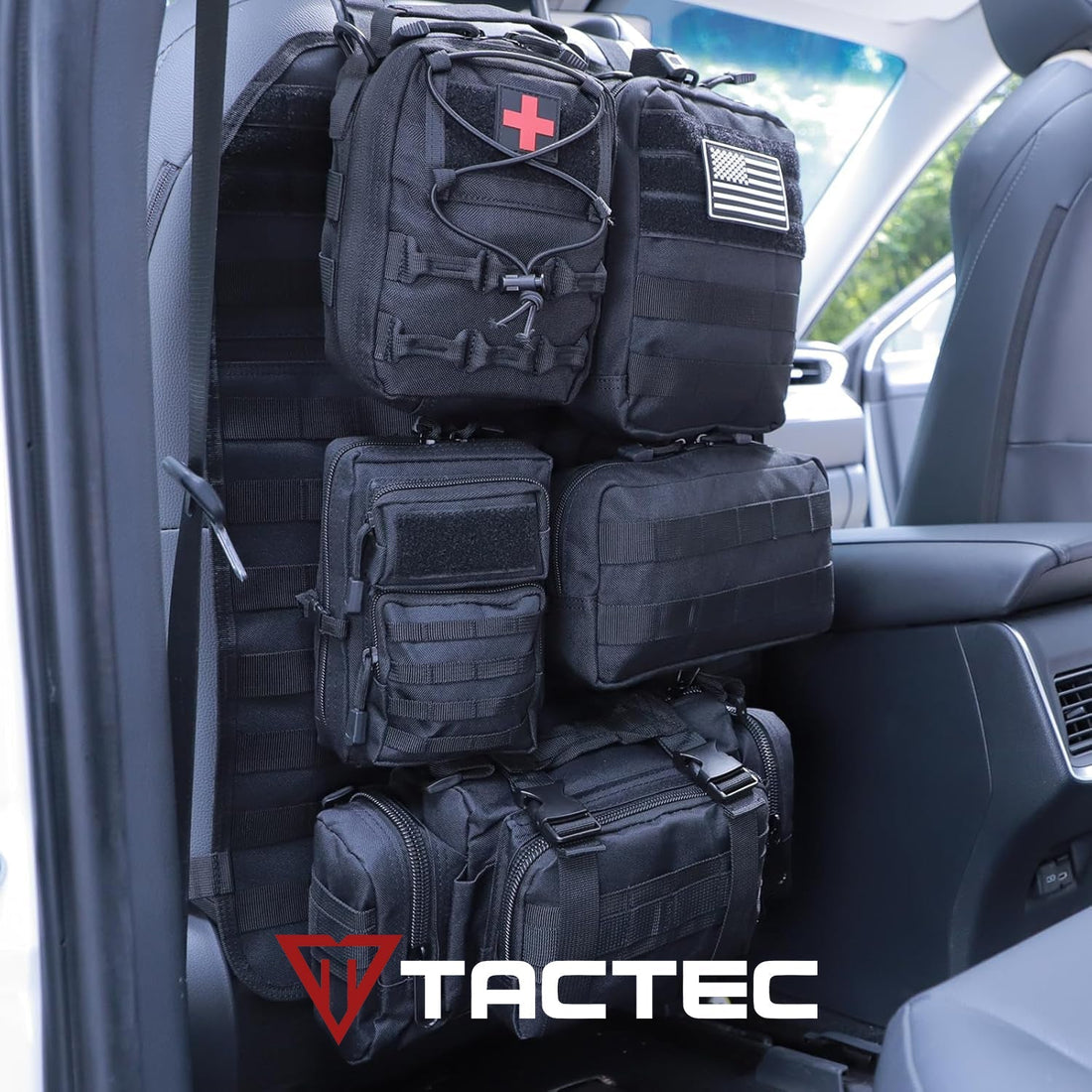 tactical car seat organizer