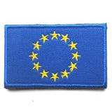 Embroidered Country Flag Patches