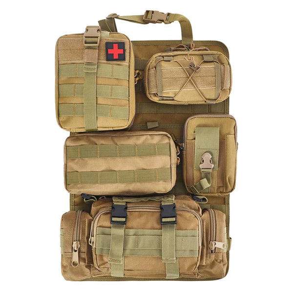 Tactical MOLLE Seat Organizer Full Set - TACTEC