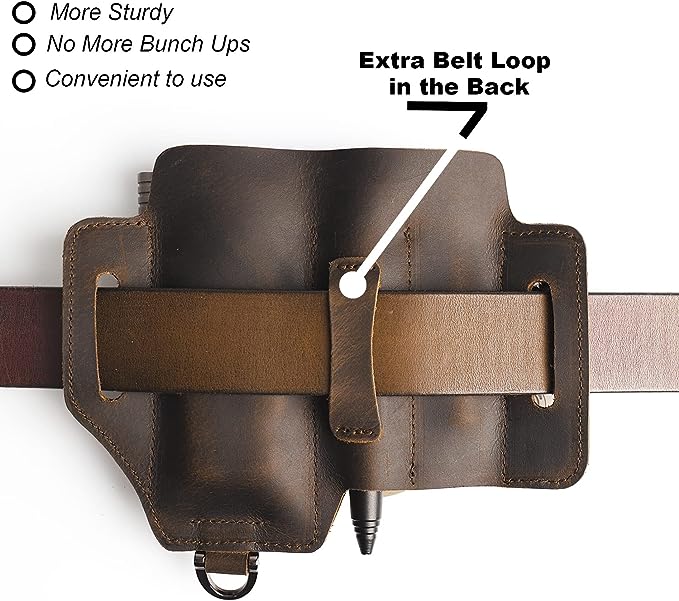EDC Leather Belt Pouch
