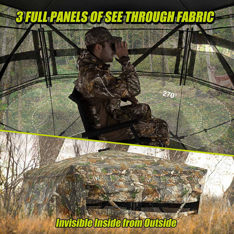 Hunting Blind See Through with Carrying Bag