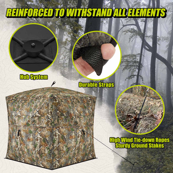 Hunting Blind See Through with Carrying Bag