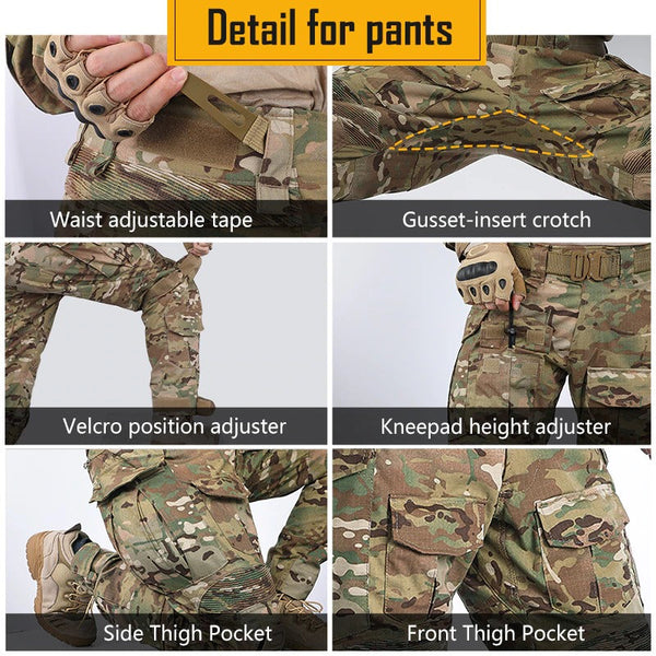 Complete Tactical Military Combat Uniform Pro