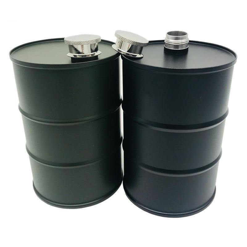 Oil Drum 25oz Hip Flask - SkullVibe