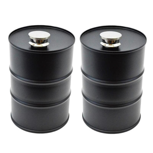 Oil Drum 25oz Hip Flask