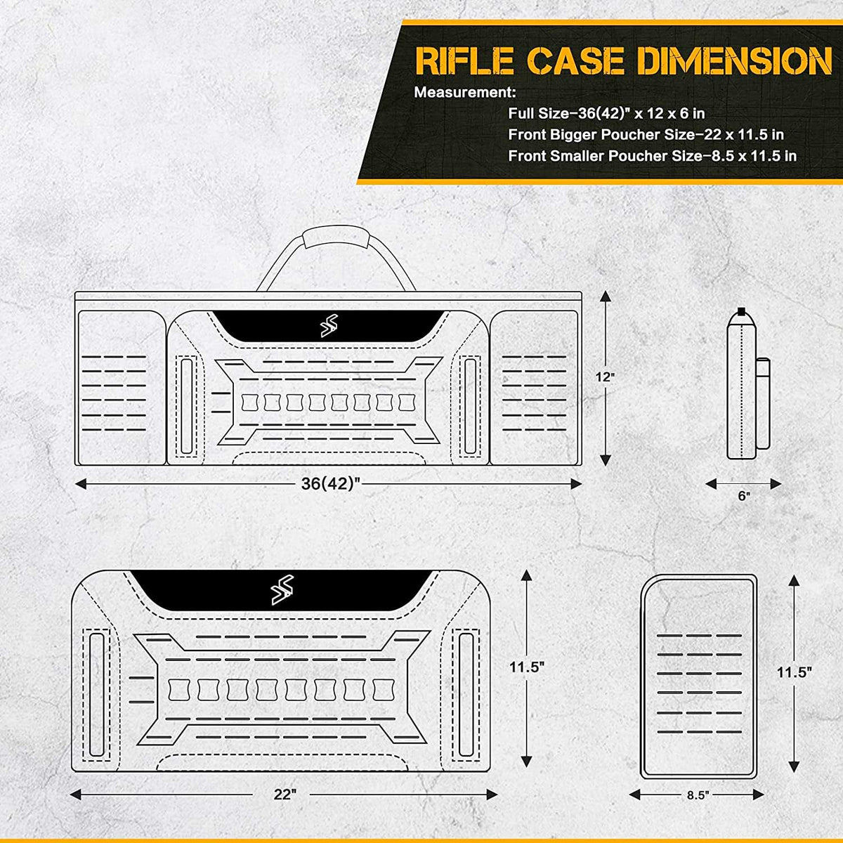 TACTEC - Tactical Rifle Case