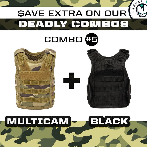 Tactical Beverage Military Vest v2 - SkullVibe