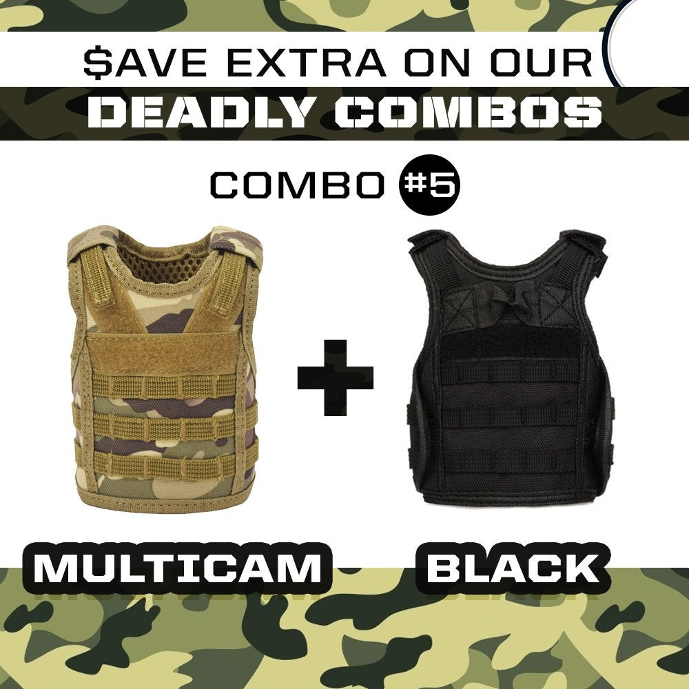Tactical Beverage Military Vest v2 - SkullVibe