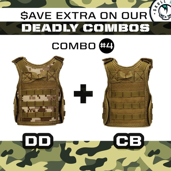 Tactical Beverage Military Vest v2 - SkullVibe