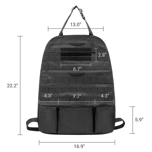 Tactical MOLLE Seat Organizer v2