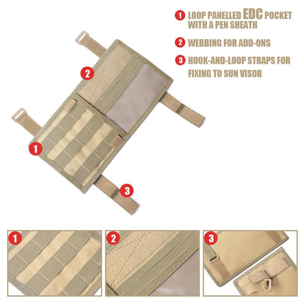 Tactical MOLLE EDC Visor Panel