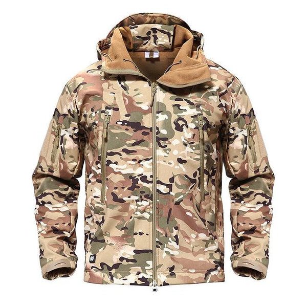 Tactical Softshell Waterproof Jacket - SkullVibe