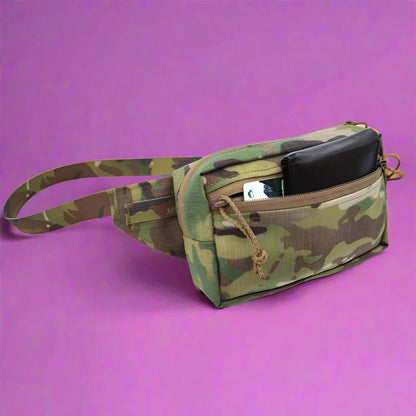 tactical camo waist pouch